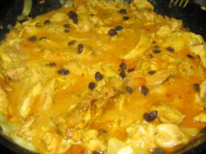 Poulet au curry