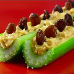 Celery with Peanut Butter and Raisins